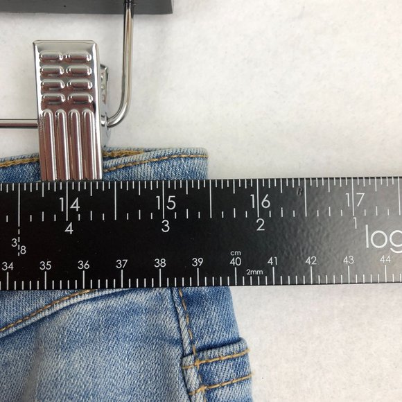 BlankNYC Women's Size 30 The Baxter Ribcage Straight Leg High-Rise Blue Jeans - Picture 6 of 15